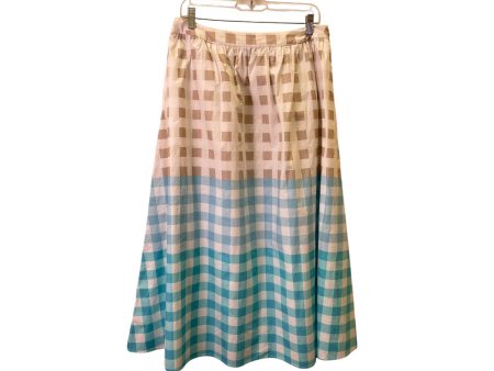 Skirt Maxi By Ming Wang In Blue & White, Size:S Fashion