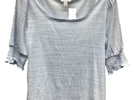 Top Short Sleeve By Nine West In Blue, Size: M Sale