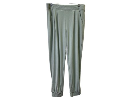 Pants Lounge By Express In Green, Size:L Discount