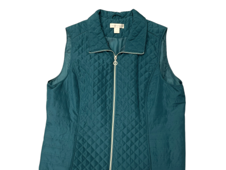 Vest Puffer & Quilted By Christopher And Banks In Teal, Size: Xl Discount