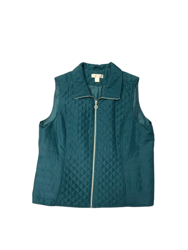 Vest Puffer & Quilted By Christopher And Banks In Teal, Size: Xl Discount