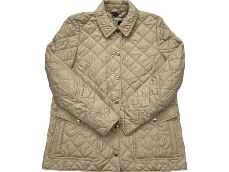 Coat Luxury Designer By Burberry In Beige, Size: L on Sale