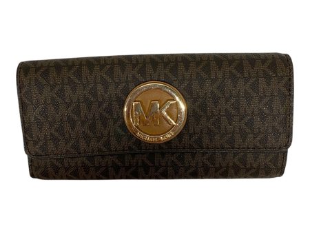 WALLET DESIGNER by MICHAEL KORS In BROWN, Size: LARGE Discount