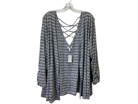 Cardigan By Maurices In Blue & Grey, Size:L Supply