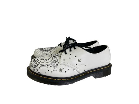 Shoes Flats By Dr Martens In Black & White, Size:9 For Discount