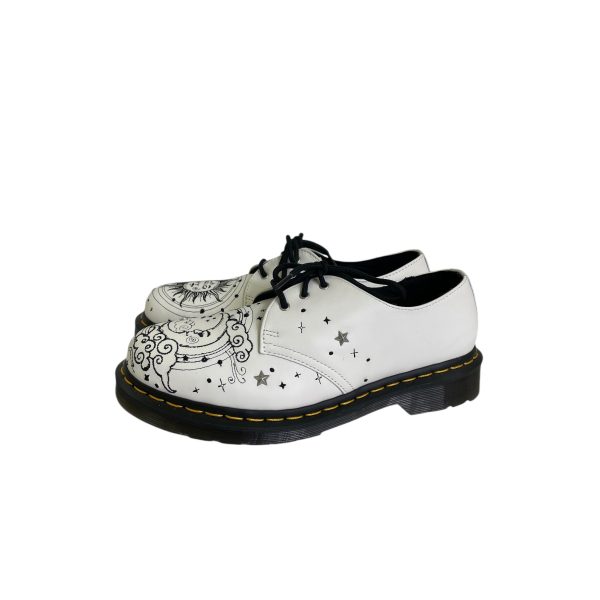 Shoes Flats By Dr Martens In Black & White, Size:9 For Discount