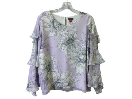 Top Ls By Vince Camuto In Purple & White, Size:M For Sale