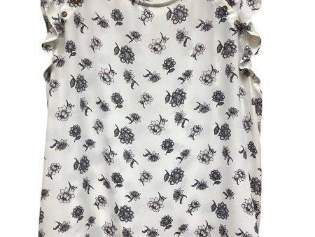 Top Short Sleeve By Loft In Floral Print, Size: L For Sale