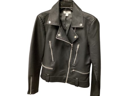 Jacket Moto By Top Shop In Black, Size: 8 Cheap