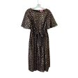 Dress Designer By Kate Spade In Black & Gold, Size:Xs Fashion