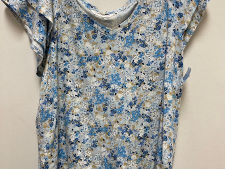 Top Short Sleeve By Lc Lauren Conrad In Floral Print, Size: L Online now