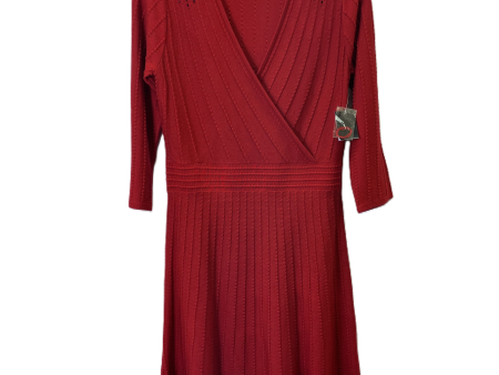 Dress Casual Midi By Nine West Apparel In Red, Size: S Sale