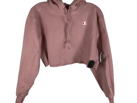 Athletic Sweatshirt Hoodie By Champion In Pink Size: Est. XS Online Hot Sale