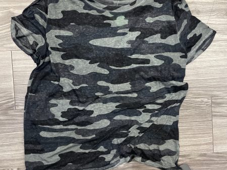 Top Short Sleeve By Lucky Brand In Camouflage Print, Size: Xl Online now