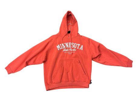 Sweatshirt Hoodie By Clothes Mentor In Orange, Size: S Sale