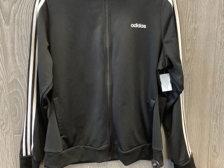 Athletic Sweatshirt Collar By Adidas In Black, Size: 1x Fashion