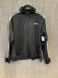 Athletic Sweatshirt Collar By Adidas In Black, Size: 1x Fashion