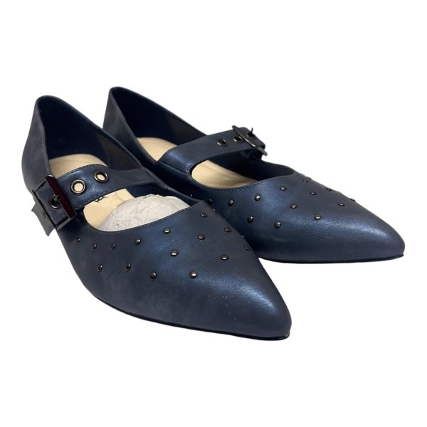 Shoes Flats By Bellini In Blue, Size:10 on Sale