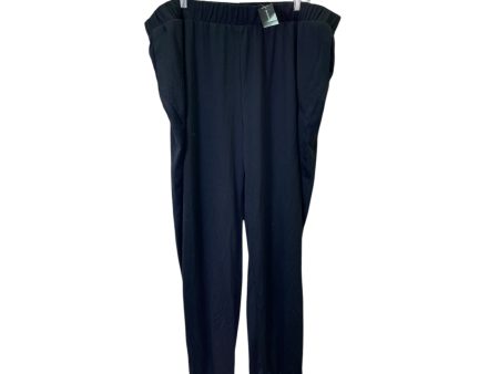 Athletic Pants By Ashley Stewart In Black, Size:3X on Sale