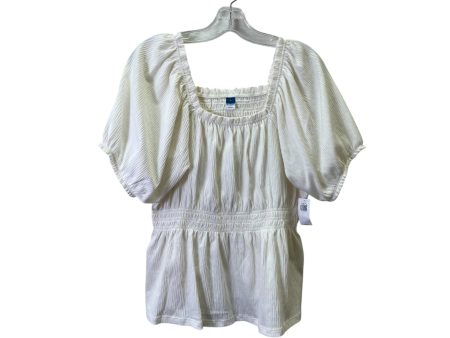 Top Ss By Old Navy In Cream, Size:L Online now