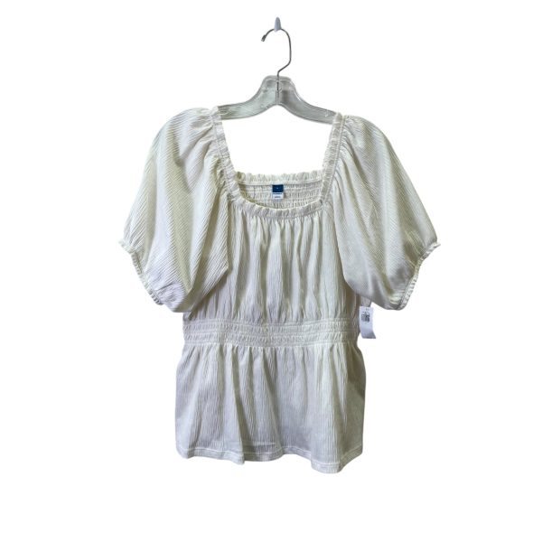 Top Ss By Old Navy In Cream, Size:L Online now