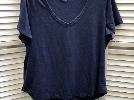 Navy Top Short Sleeve Basic Lane Bryant, Size Xl Fashion