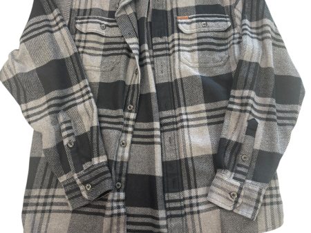 Jacket Shirt By Orvis In Black & Grey, Size: M Discount