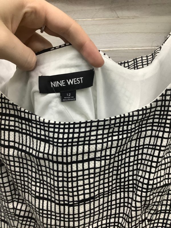 Black & White Dress Casual Short Nine West, Size 12 Sale