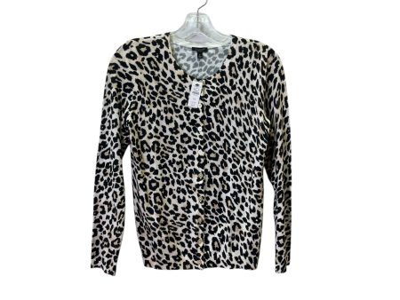 Sweater Cardigan By Talbots In Animal Print, Size:Sp Online Hot Sale