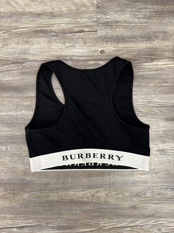 Athletic Bra By Burberry In Black, Size: M Fashion