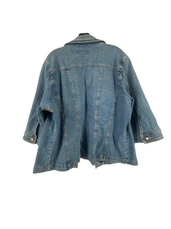 Jacket Denim By Clothes Mentor In Blue Denim, Size: 1x Sale