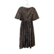 Dress Designer By Kate Spade In Black & Gold, Size:Xs Fashion