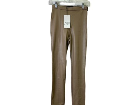 Pants Other By Zara In Tan, Size:2 For Cheap