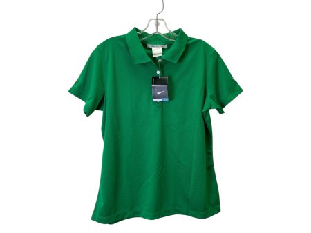 Athletic Top Ss By Nike Apparel In Green, Size:L Sale