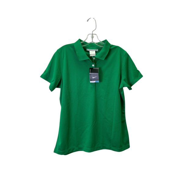 Athletic Top Ss By Nike Apparel In Green, Size:L Sale