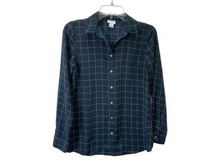 Top Ls By J. Crew In Blue & Green, Size:Xxs Cheap