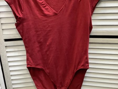 Maroon Top Short Sleeve Basic Old Navy, Size Xl Online now