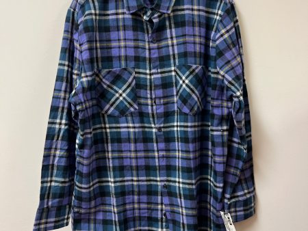 Blouse Long Sleeve By Clothes Mentor In Purple, Size: M Online Hot Sale