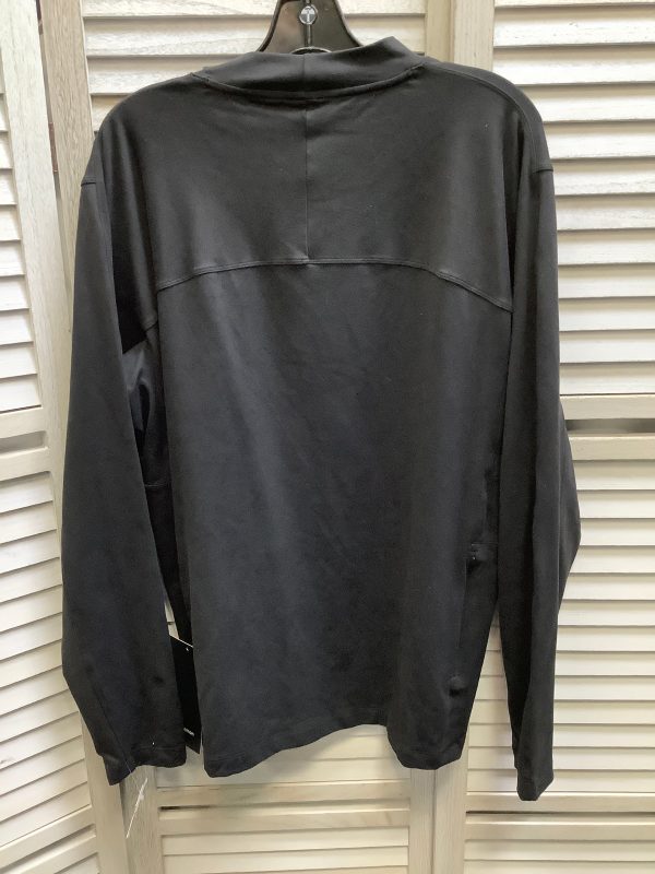 Black Athletic Sweatshirt Collar Lululemon, Size L For Sale