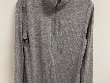 Athletic Sweatshirt Collar By Ideology In Grey, Size: M on Sale