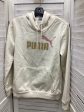 Cream Sweatshirt Hoodie Puma, Size M Hot on Sale