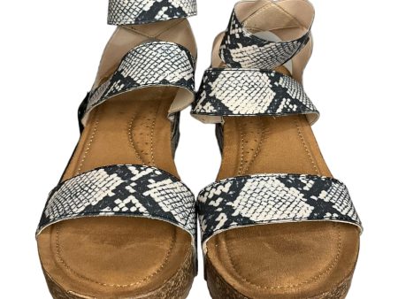 Animal Print Sandals Heels Wedge Clothes Mentor, Size 7 Hot on Sale