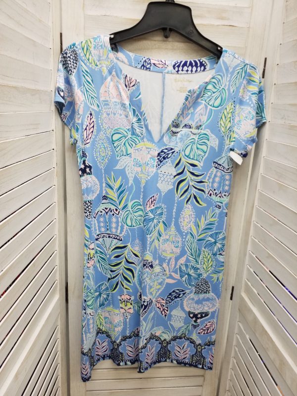 Blue Dress Casual Short Lilly Pulitzer, Size S Online Sale