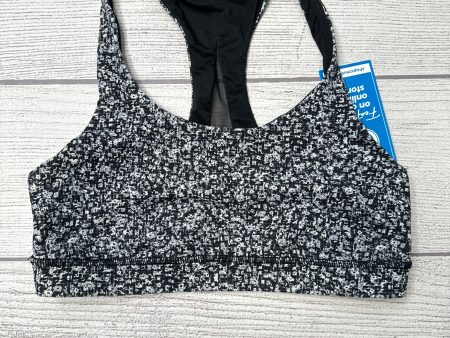 Athletic Bra By Lululemon In Black White, Size: M Online Sale