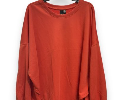 Sweatshirt Crewneck By Adidas In Orange, Size: 3x Hot on Sale