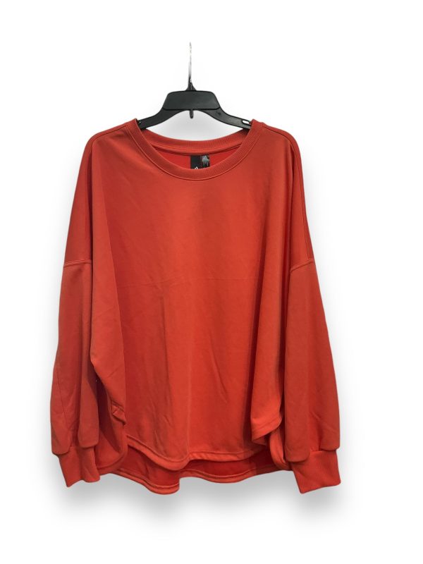 Sweatshirt Crewneck By Adidas In Orange, Size: 3x Hot on Sale