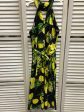 Black & Yellow Dress Casual Midi Clothes Mentor, Size 4 Online Sale