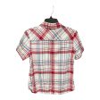 Checkered Pattern Blouse Short Sleeve Tommy Hilfiger, Size Petite   S Cheap