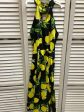 Black & Yellow Dress Casual Midi Clothes Mentor, Size 4 Online Sale